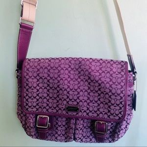 Coach raspberry crossbody